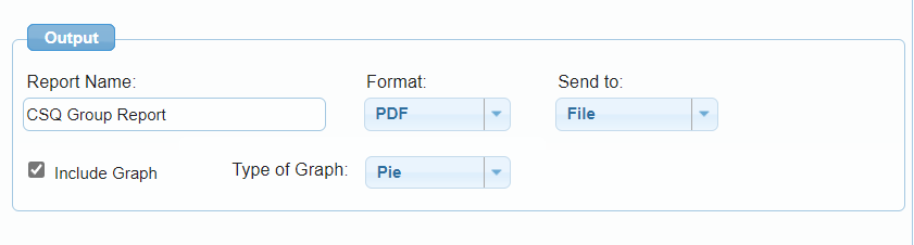 qlive output selection for UCCX CSQ report