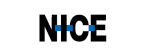 Blue NICE CxONE logo