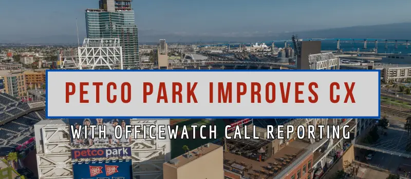 Petco Park Background with Call Reporting Headline