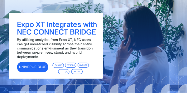 banner for EXPO XT Integration with NEC UNIVERGE BRIDGE CONNECT