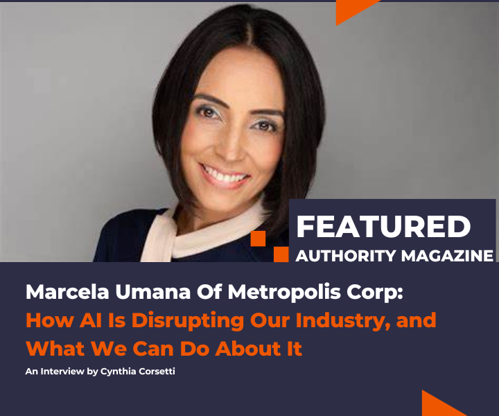 Image of Marcela Umana, AI Disrupter, featured in magazine