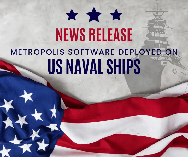 Square image with news headline of US Navy installation of OfficeWatch Call Reporting