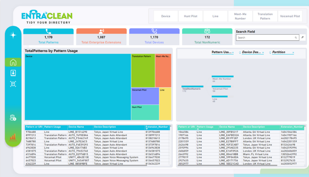 EntraClean Pattern Usage Screenshot